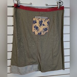 Anthropologie Neesh By D.A.R. Cottagecore Linen Blend Skirt Size Large EUC